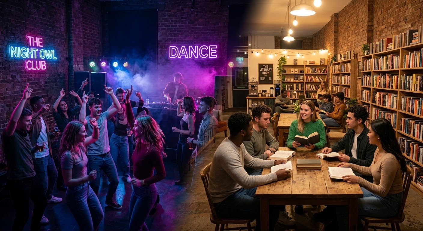 From nightclub culture to literary third places among Generation Z